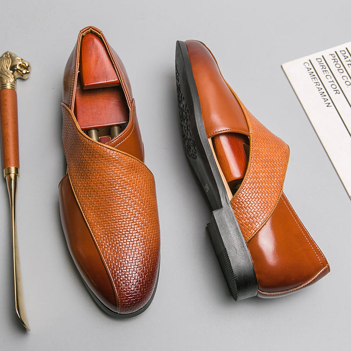 Breathable Leather Loafers