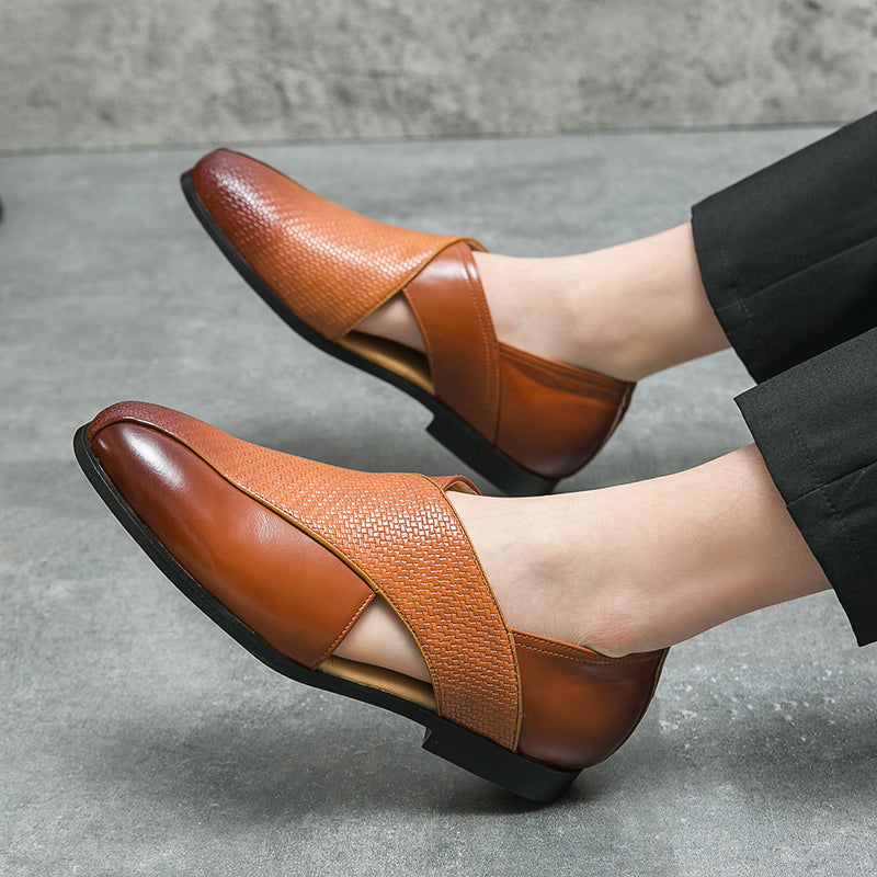 Breathable Leather Loafers