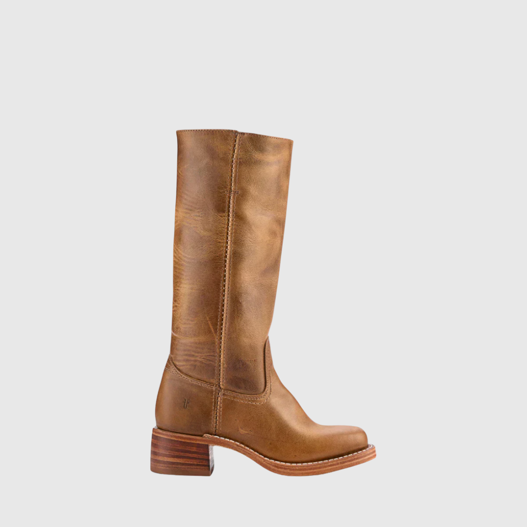 Lerelia | Leather Knee-High Boots