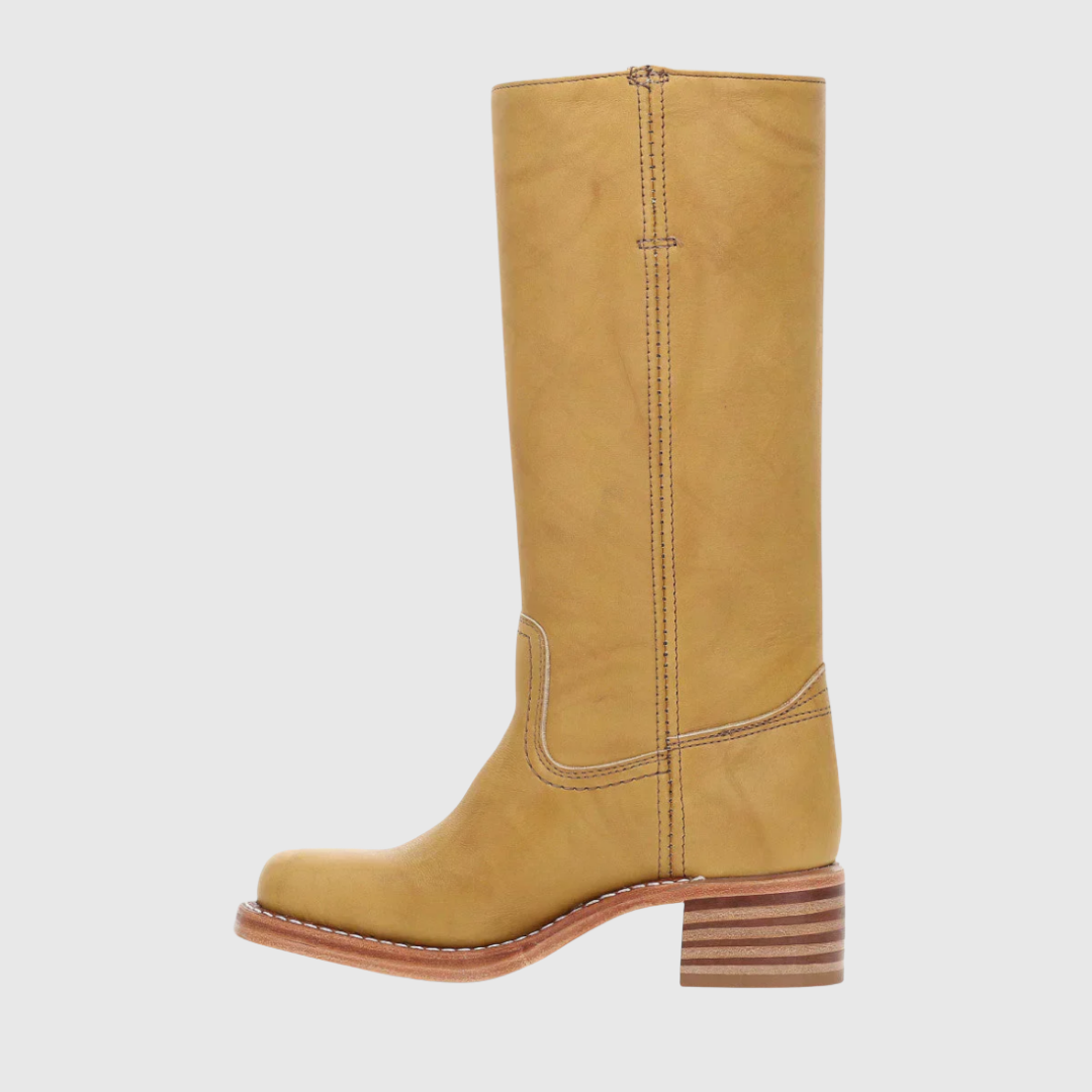 Lerelia | Leather Knee-High Boots