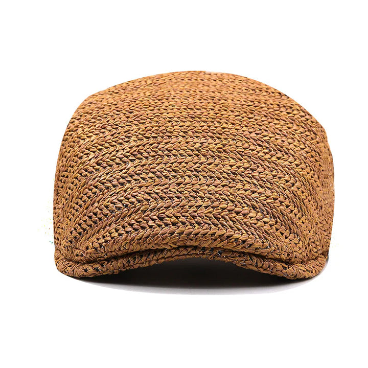 Salvatore | Summer Straw Flat Cap