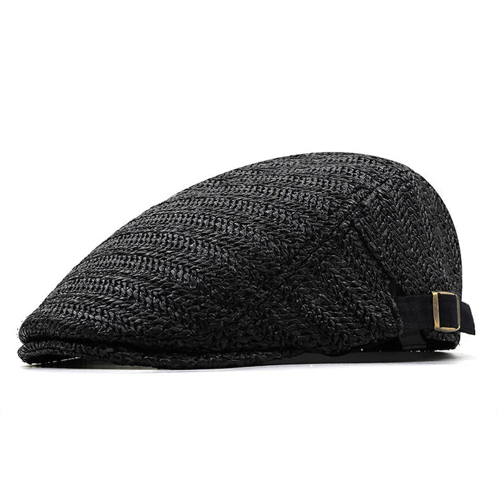 Salvatore | Summer Straw Flat Cap