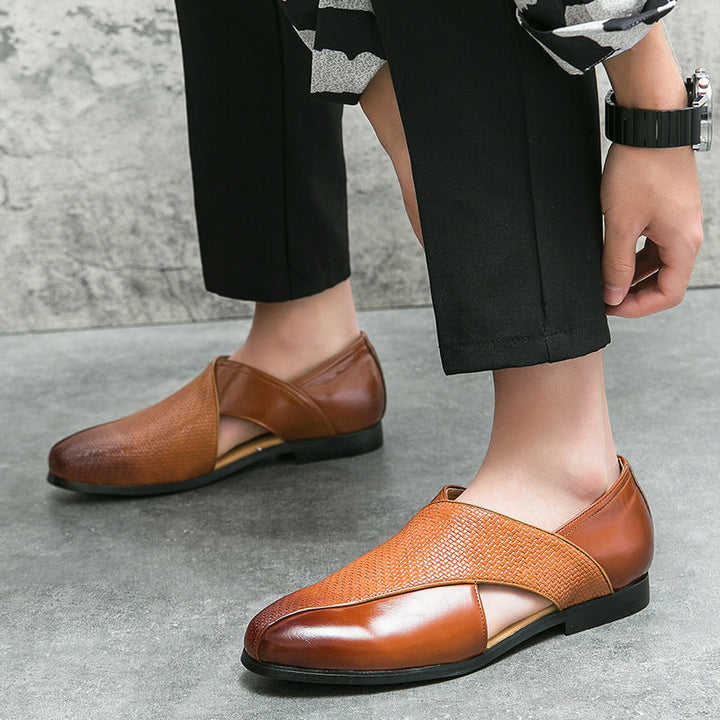 Breathable Leather Loafers
