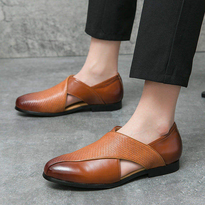 Breathable Leather Loafers