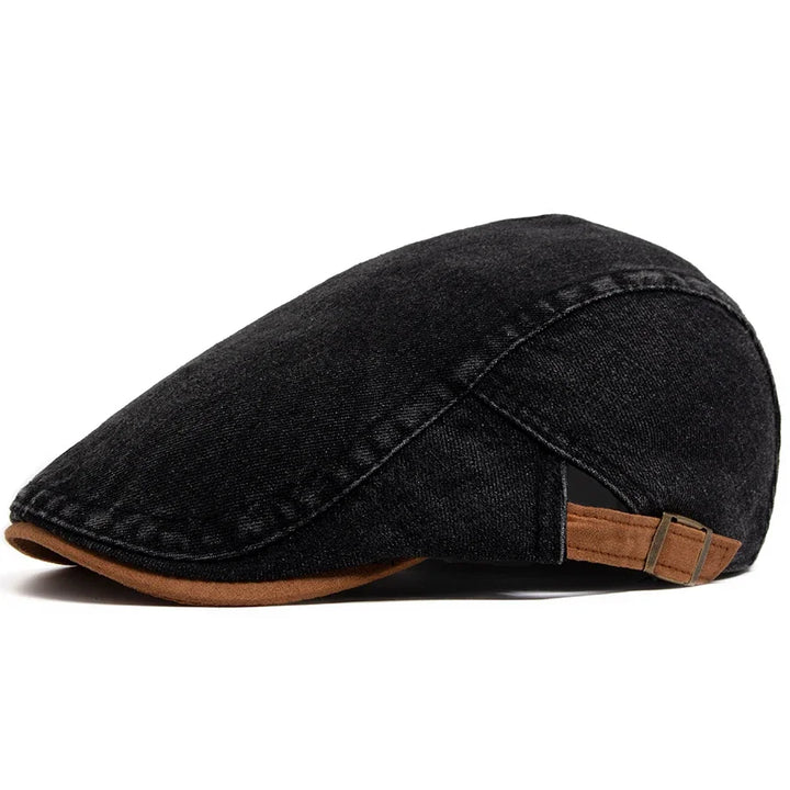 Bloom™ | Premium Denim Flat Cap – Timeless Style & Everyday Comfort
