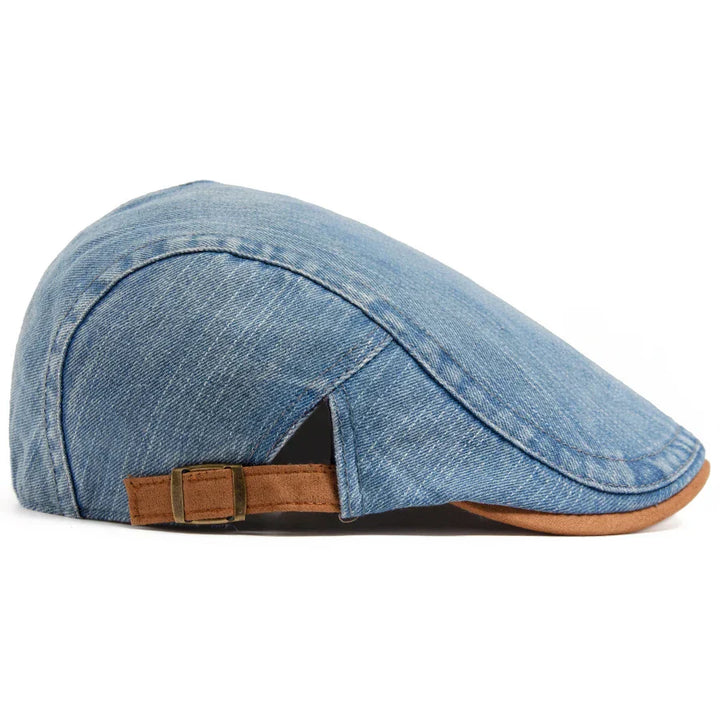 Bloom™ | Premium Denim Flat Cap – Timeless Style & Everyday Comfort