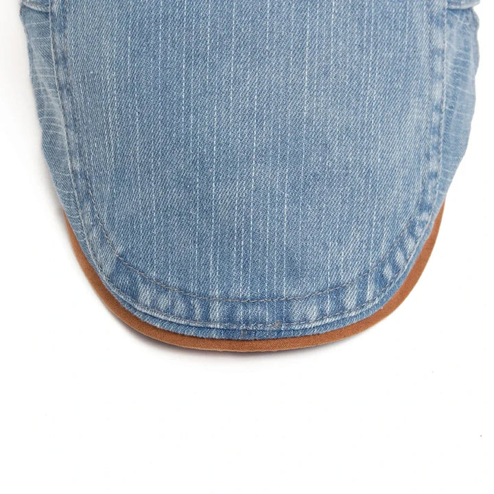 Bloom™ | Premium Denim Flat Cap – Timeless Style & Everyday Comfort