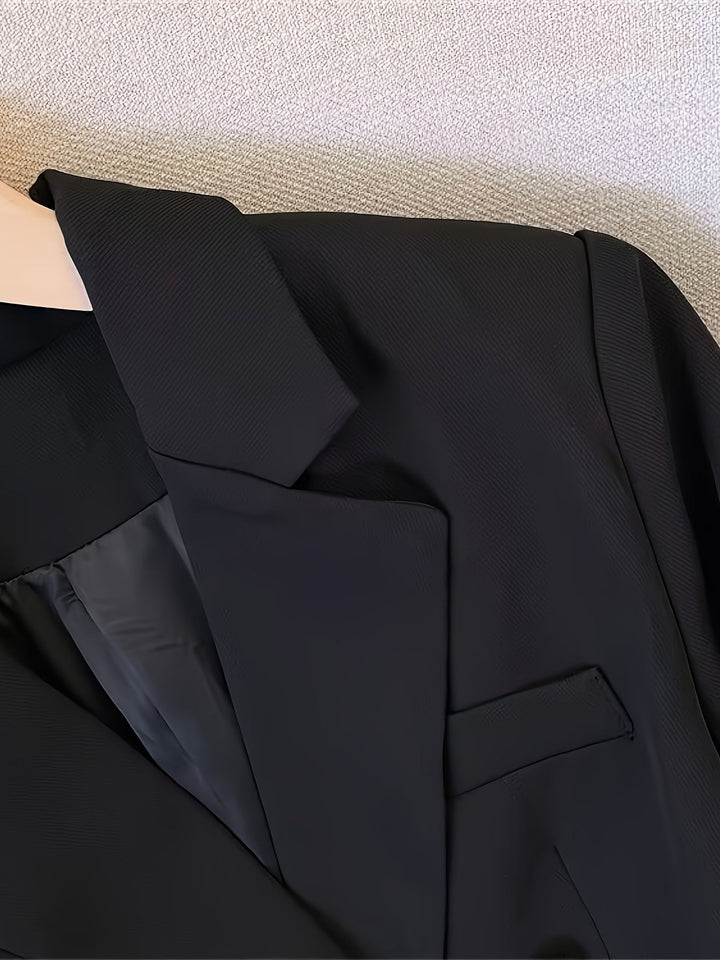 Women’s Tailored Double-Breasted Blazer – All-Season Formal Wear