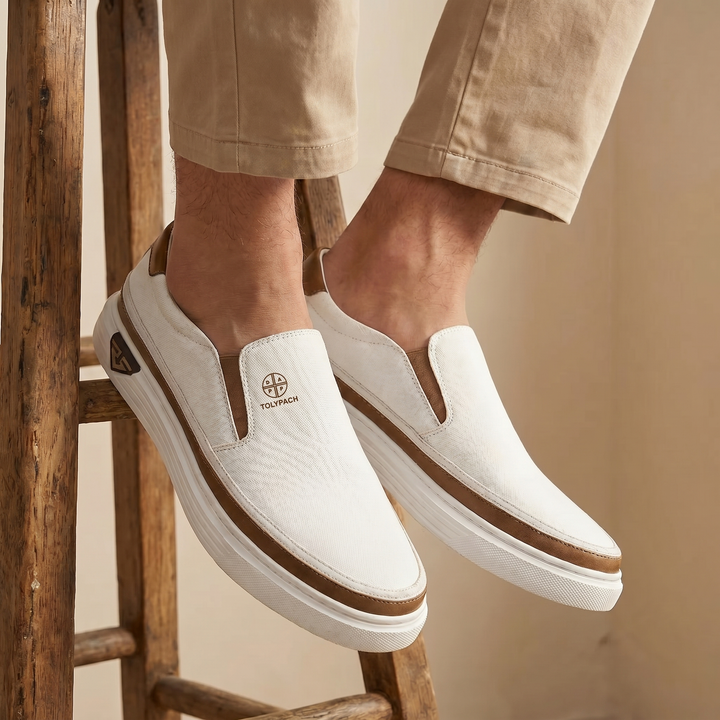 Oliver – Men’s Leather Slip-On Sneakers
