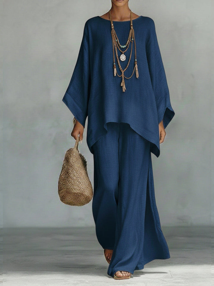 Celine™ | Elegant Linen Two-Piece Set