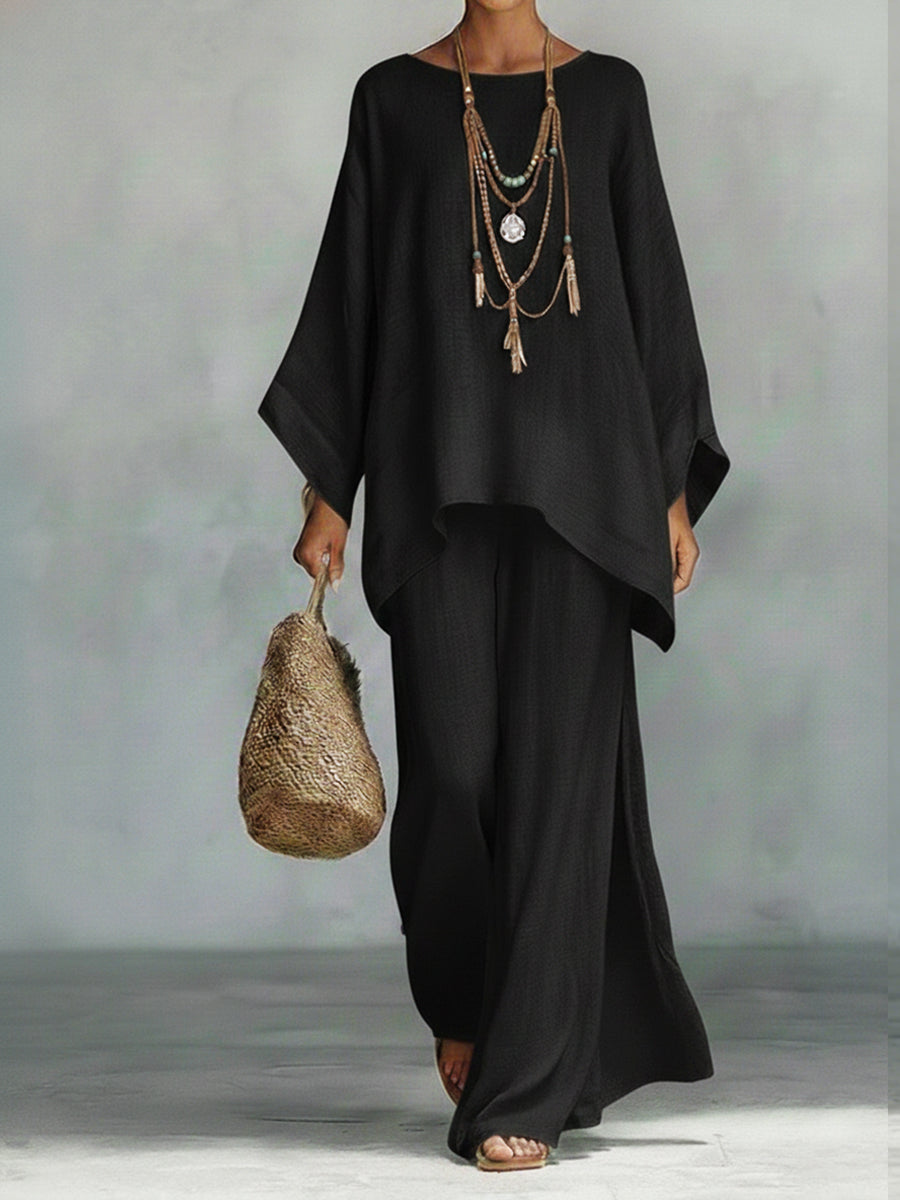 Celine™ | Elegant Linen Two-Piece Set