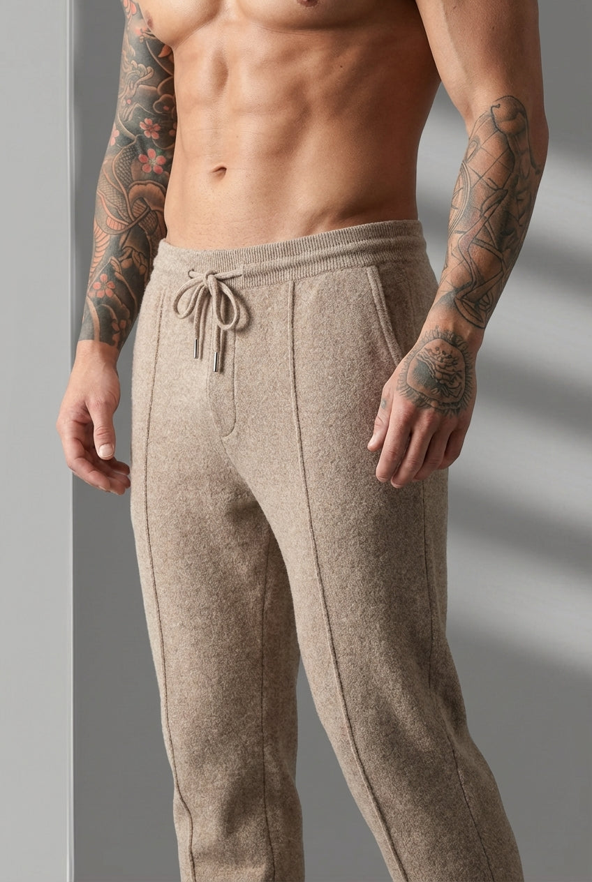 Cloud Merino Pants - Beige