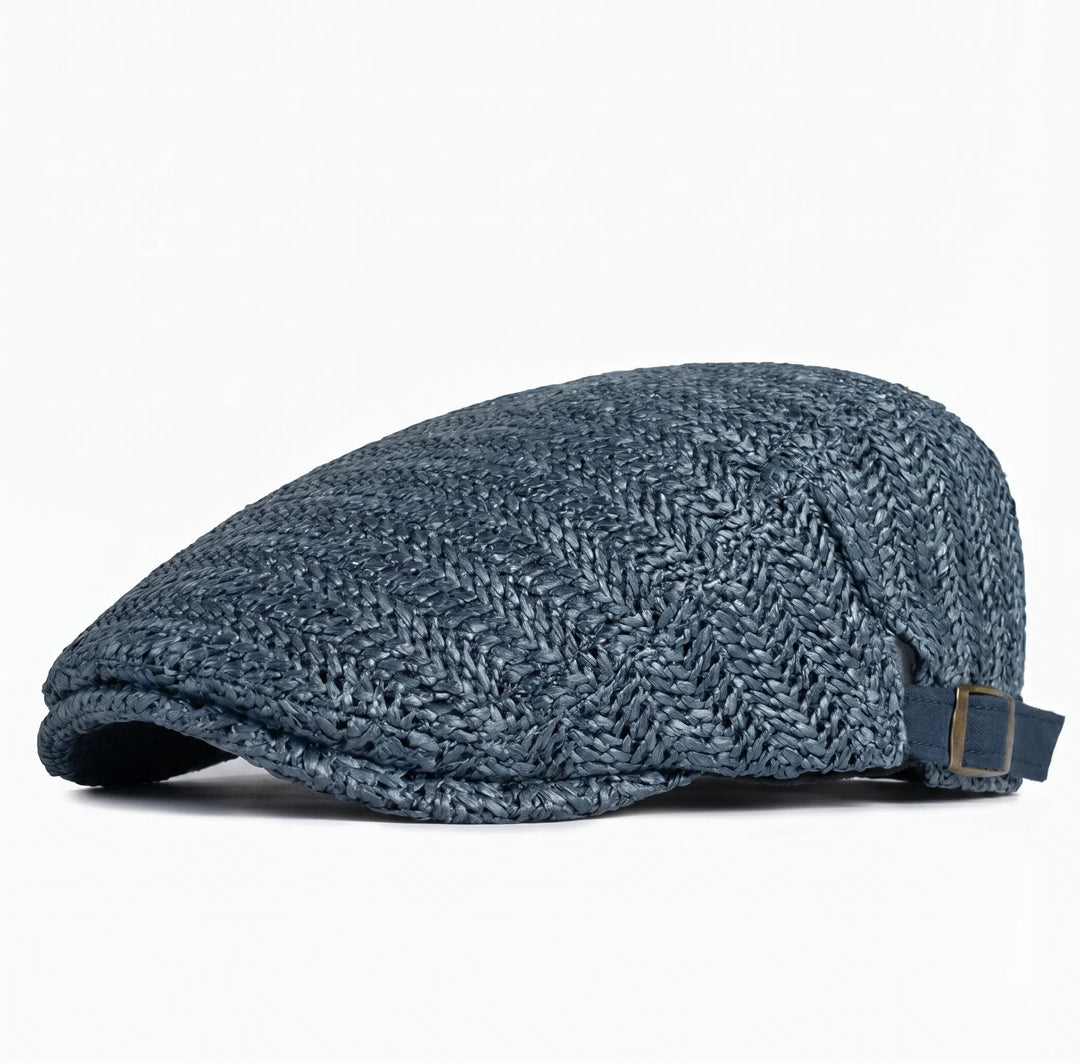 Salvatore | Summer Straw Flat Cap